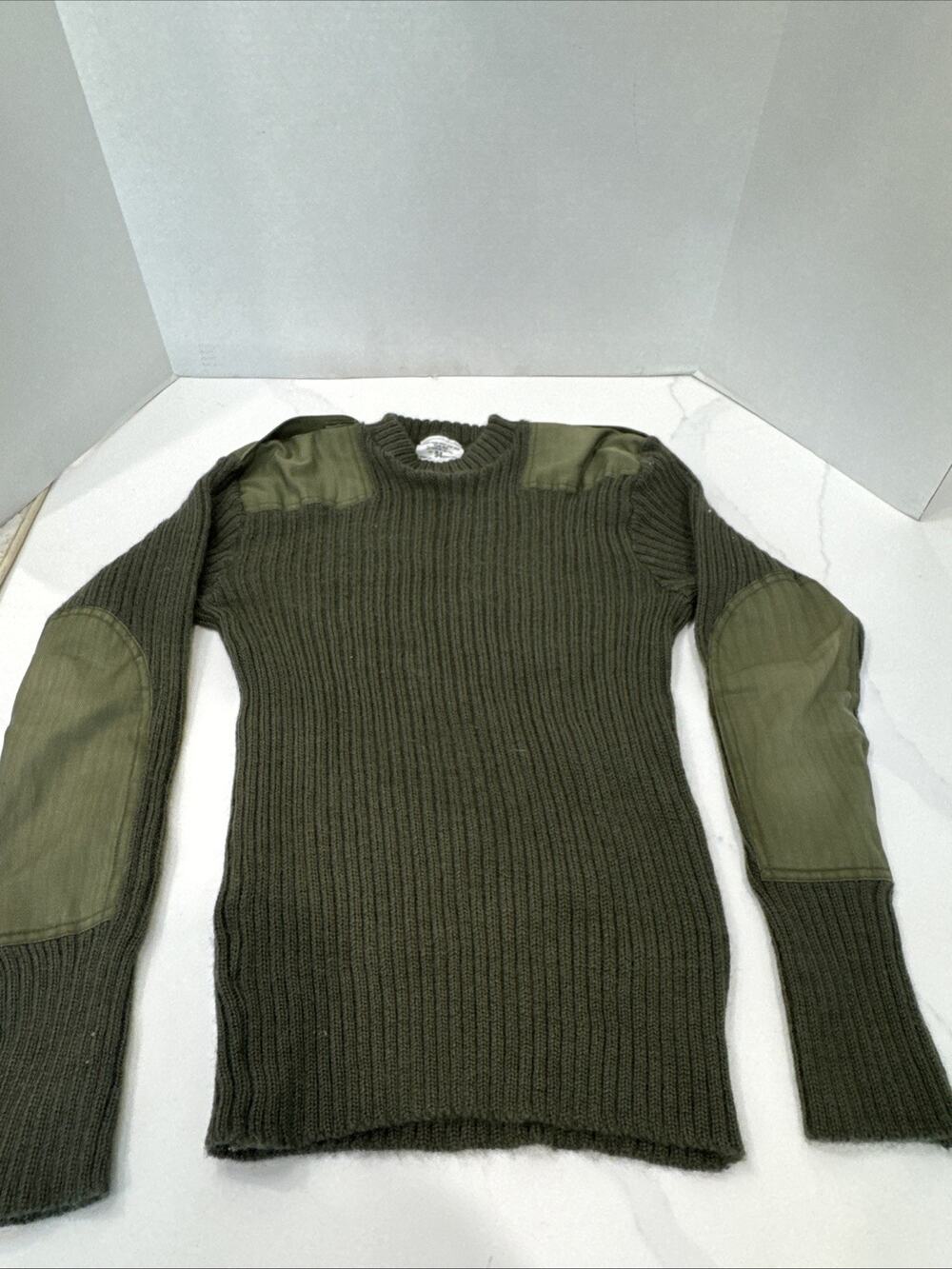 Olive Green Wool Sweater Size 94cm